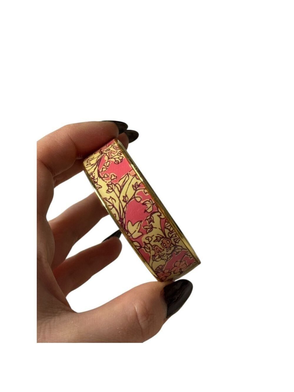 Women's Lilly Pulitzer x Alpha Phi Bangle Bracelet - Pink Floral - Picture 5 of 6